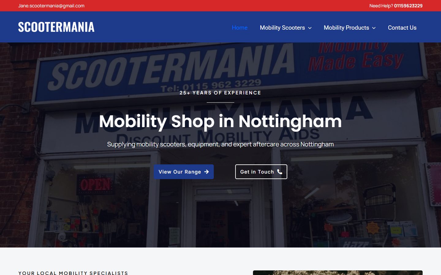 The new Scootermania website